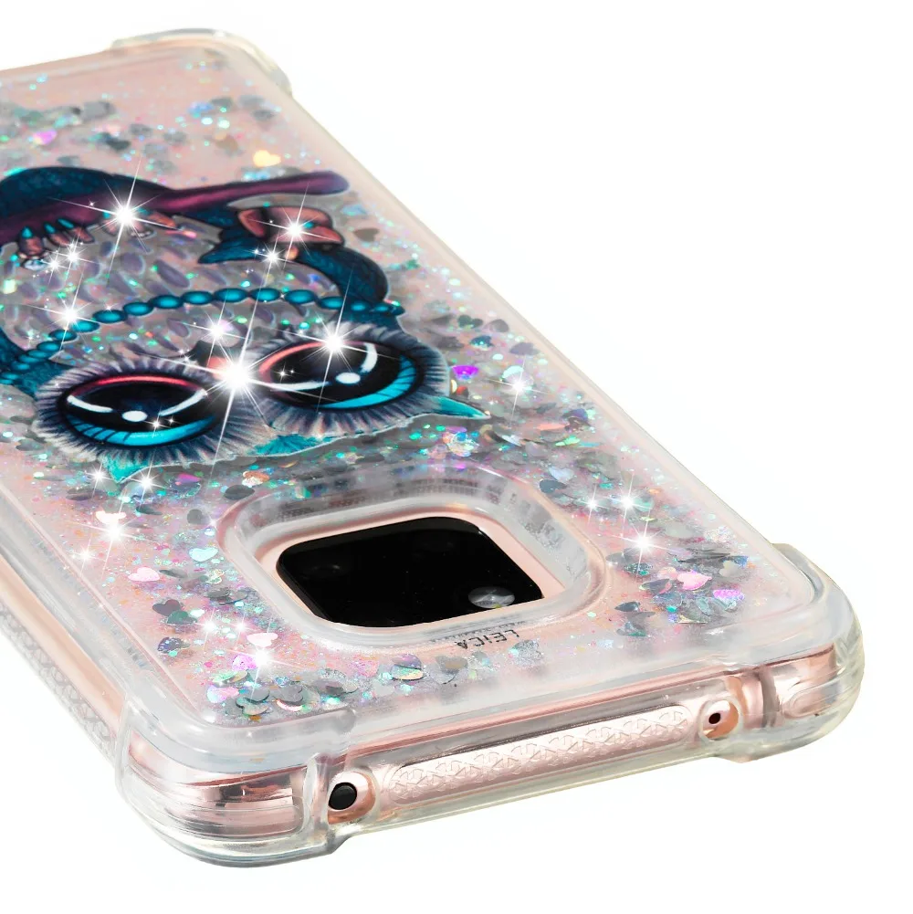 Единорог 3D Жидкий чехол для coque Huawei Mate 20 Pro Lite Nova 2i 10 Y3 Y5 III 2017 Y6 Y7 Etui Hoesjes | Мобильные