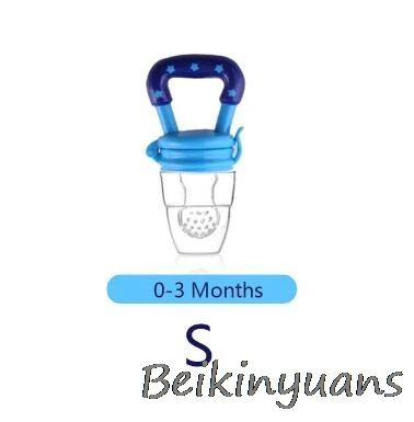 Blue S Детская соска, кормушка для свежего питания, Детская фруктовая соска для кормления, безопасные детские товары, соска, пищевая добавка - Цвет: Blue S