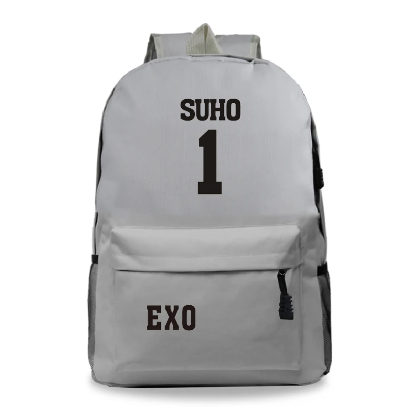 Kpop EXO модные классные школьные сумки для учеников рюкзак Galaxy Детский