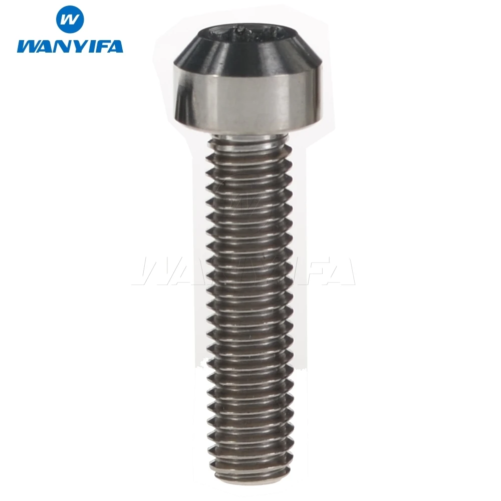 Титановый "Wanyifa" с шестигранной головкой M6 x 10 15 20 25 30 35, 40 45 50 60 65 мм велосипедный вынос руля мотоцикла тормозной болт для гарнитуры - Цвет: Original