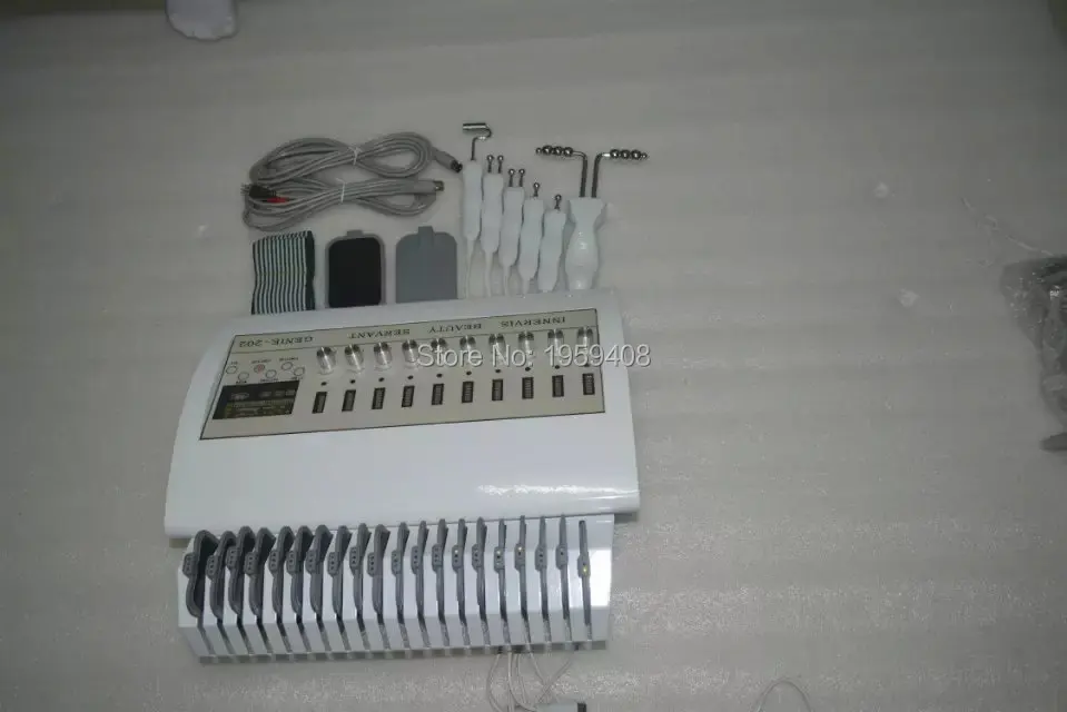 Профессиональный электрический стимулятор мышц с русскими волнами ems