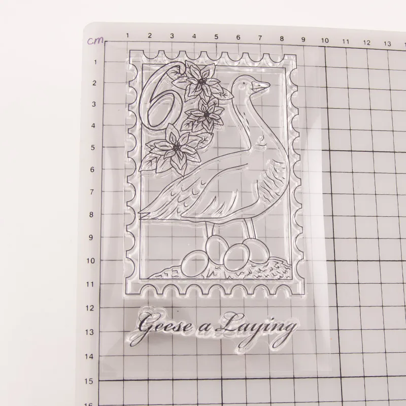 Новый прозрачный силиконовый штамп в виде джиса для печати сделай сам