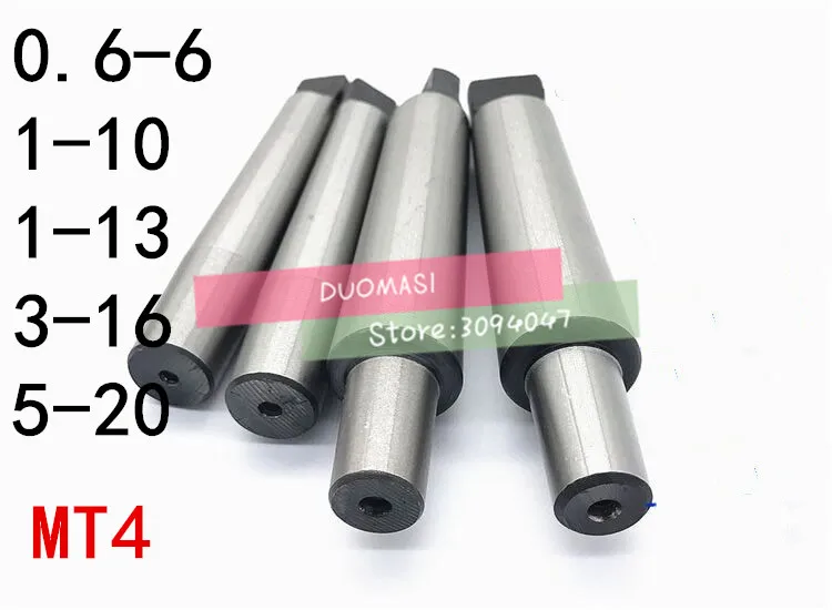 

1PCS Reducing Drill Sleeve MT4 0.6-6MM/1-10MM/1-13MM/3-16MM/5-20mm Morse Taper Shank Drill Chuck Arbor Drilling Lathe Tool parts