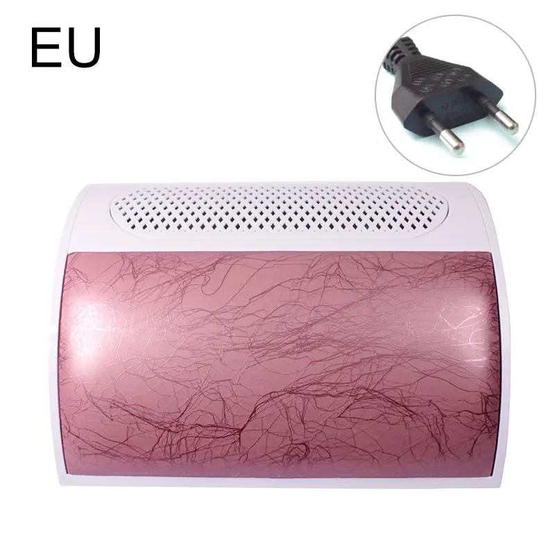 EU PLUG Kesinails мощный 36 Вт ногтей пылесборник 3 поклонников салон всасывания пылесоса ногтей маникюрные инструменты с 3 пылесборников - Цвет: EU PLUG