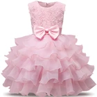Официальное платье для маленьких девочек, детские платья для выпускного вечера для девочек, одежда для девочек с цветами Вечерние вечернее платье, Свадебное бальное платье