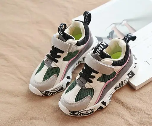 Новинка 2019 детская обувь для мальчиков и девочек с сетчатой подкладкой удобные