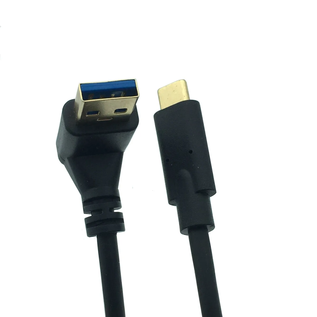 Позолоченные USB3.0 версия AM верхний изгиб/Тип C прямо голова ноутбук телефону