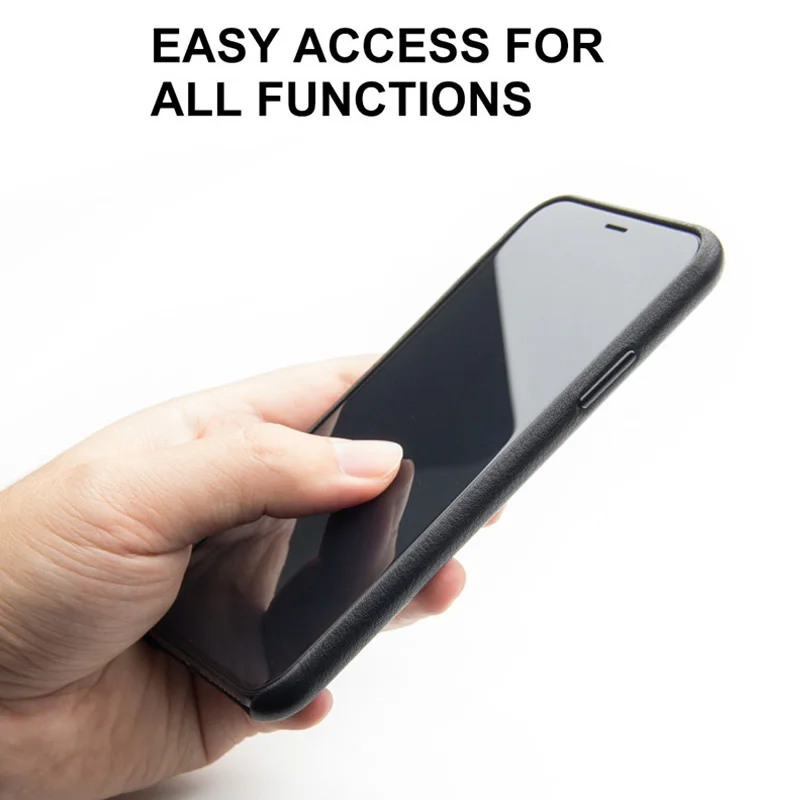 QIALINO чехол из натуральной кожи для iPhone Xs Max роскошный бизнес тонкий кобура задний телефон рукав Накладка для iPhone Xs max 6,5 Дюймов