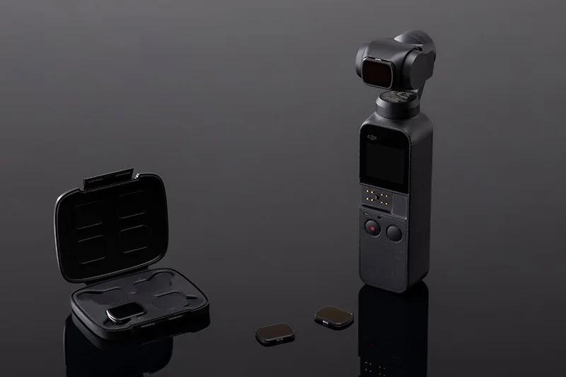 Набор nd-фильтров DJI OSMO POCKET, изготовленный специально для DJI Osmo Pocket, включает фильтры ND4, ND8, ND16 и ND32