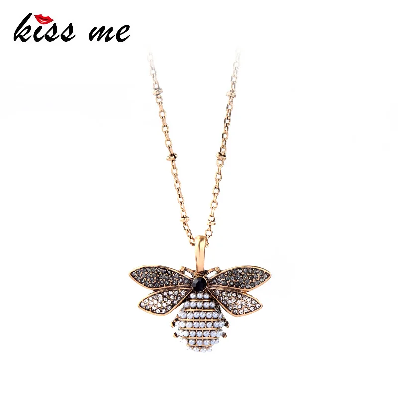 KISS ME женское ожерелье лучшие продажи новый Винтаж сплав акрил стразы горный