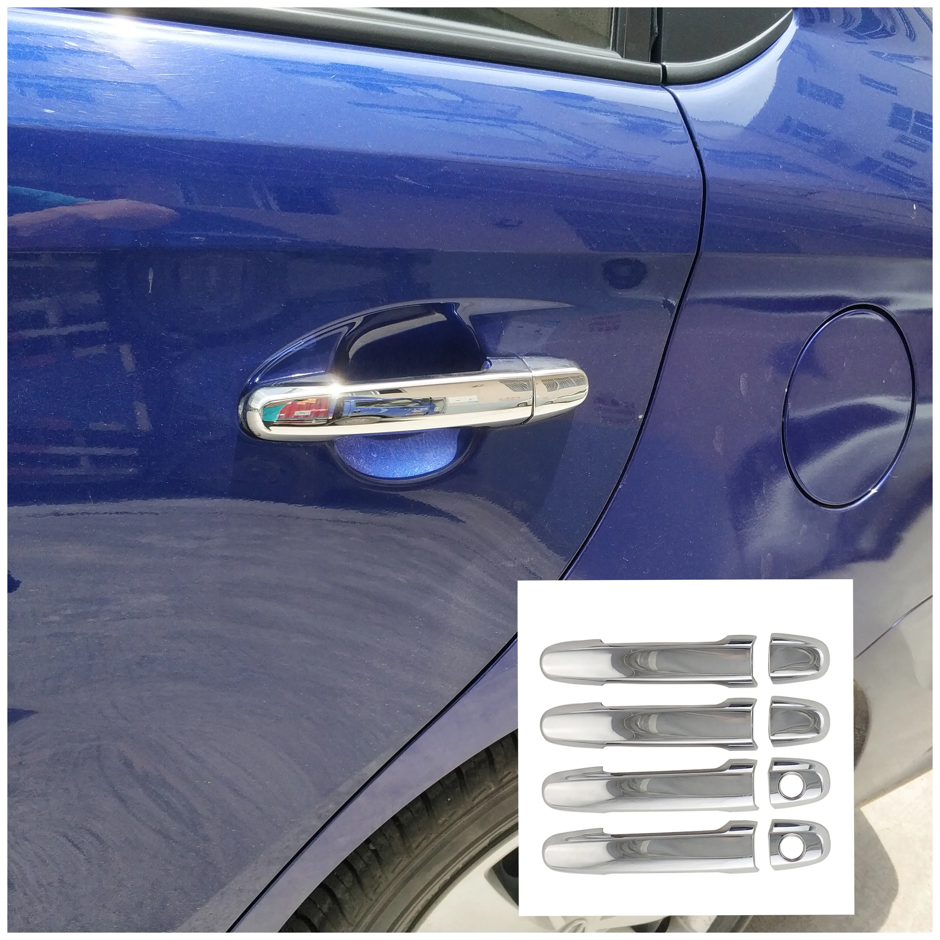 8 шт. для TOYOTA RAV4 2000-2005 PROBOX 2002 SUCCEED 2002 аксессуары abs хромированные дверные ручки Защита Крышки
