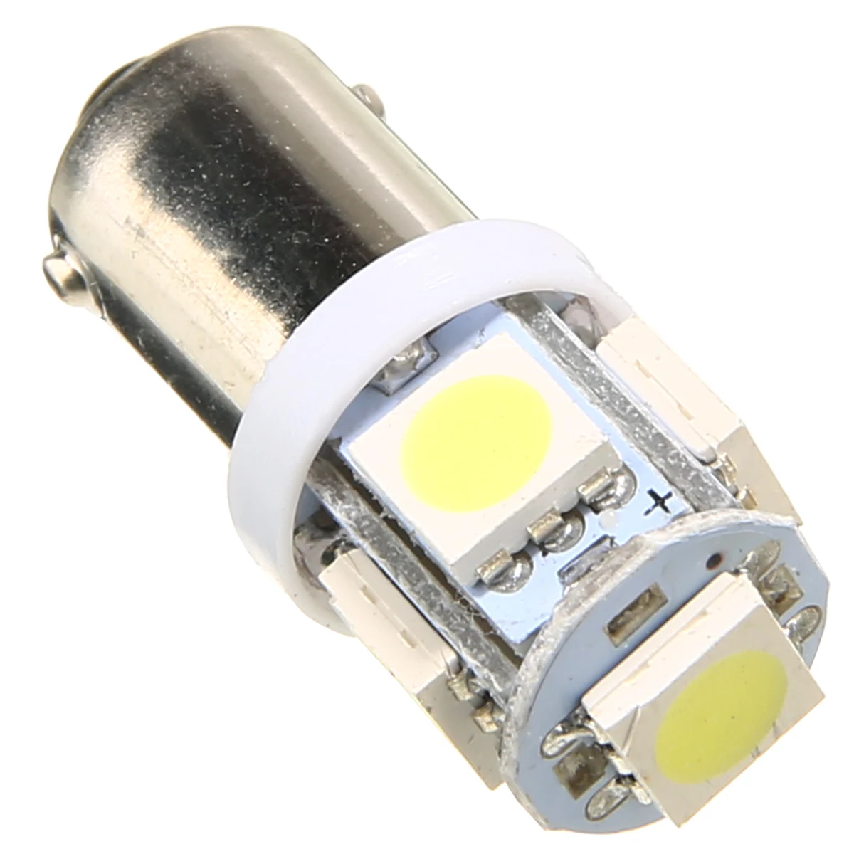 Для автомобильного освещения 10 шт./лот T11 BA9S 5050 5 SMD светодиодная белая лампа