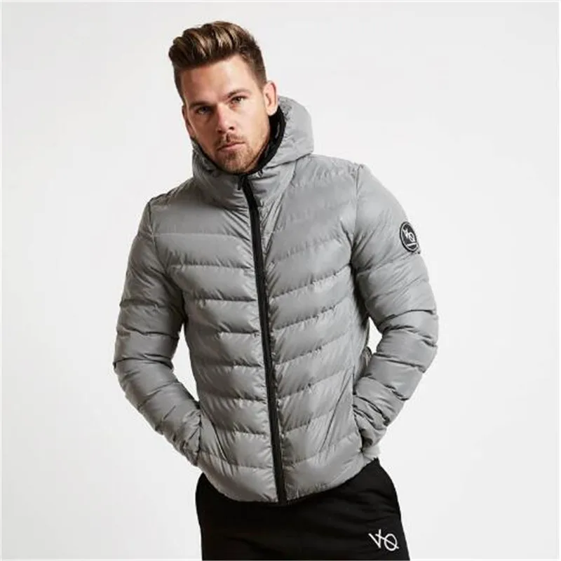 In the winter of 2017 men sweatshirt ultra thin relatively mask feather coat jackets jerseys man | Мужская одежда