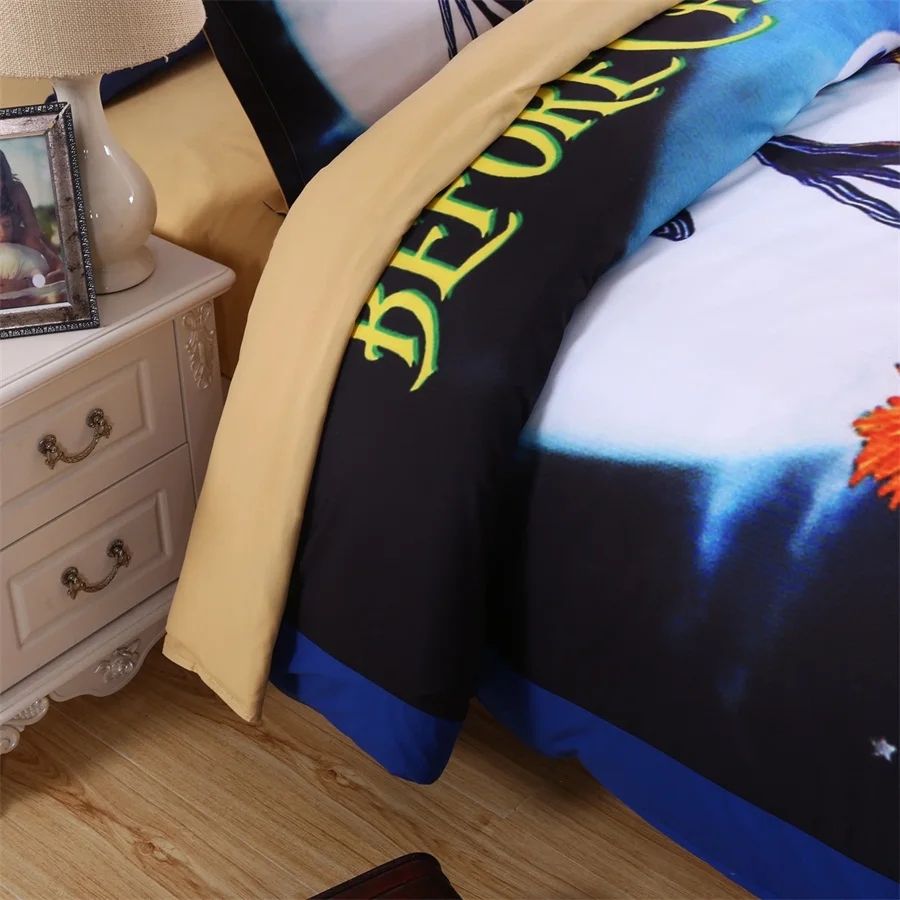 Рождество 3D 4 шт Европы и США Хэллоуин цифровой печати пододеяльник набор для