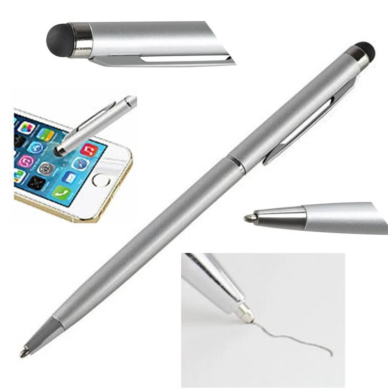 

13.5cm 2 in 1 Touch Screen Stylus Fine Point Stylus Capacitive Touch Screen Microfiber Stylus Pen Touch For ipad for iphone pc