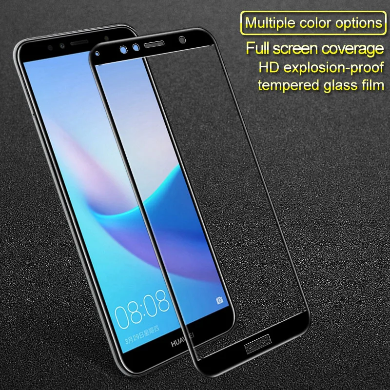Закаленное стекло для Huawei Honor 7A 9H 2.5D защитная пленка с полным покрытием