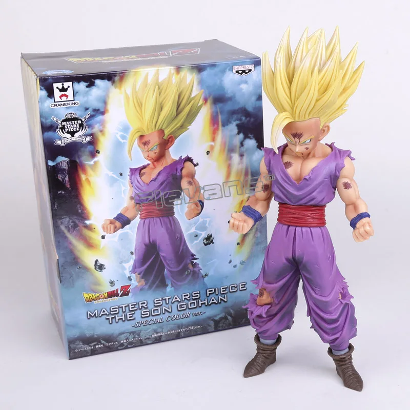 boxed 25 см аниме Dragon Ball Z Super Saiyan Son Gohan фигурки мастер звезды кусок Стрекоза фигурка Коллекционная модель игрушки - Цвет: boxed