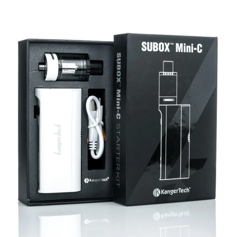 Стартовый набор KangerTech SUBOX Mini-C 50 Вт с баком атомайзера 3 мл Головка Катушки-белая |