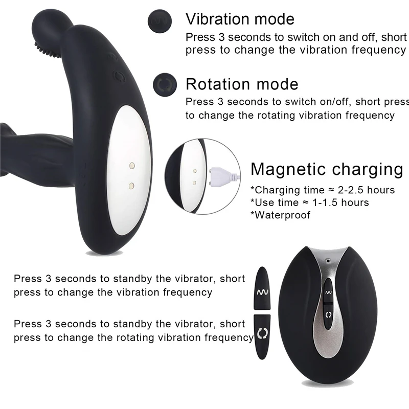 Вибратор секс игрушки для женщин массаж простаты беспроводной вибратор с