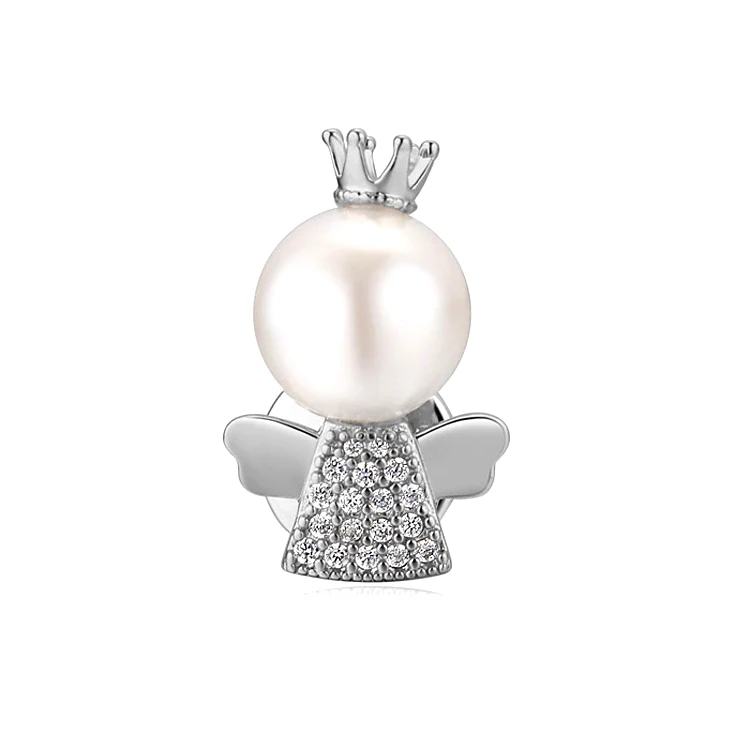 Милый Ангел мультфильм брошь высокого класса ручной работы AAA циркон свитер