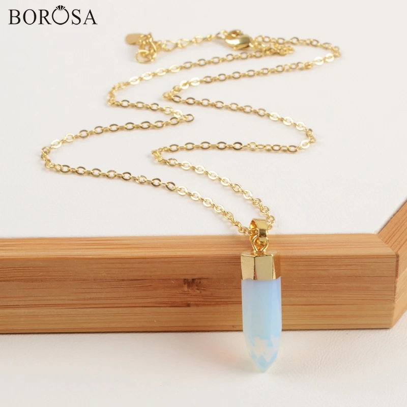 Просто кулон модный зеленый авантюрин граненый камень карандаш точка золотой