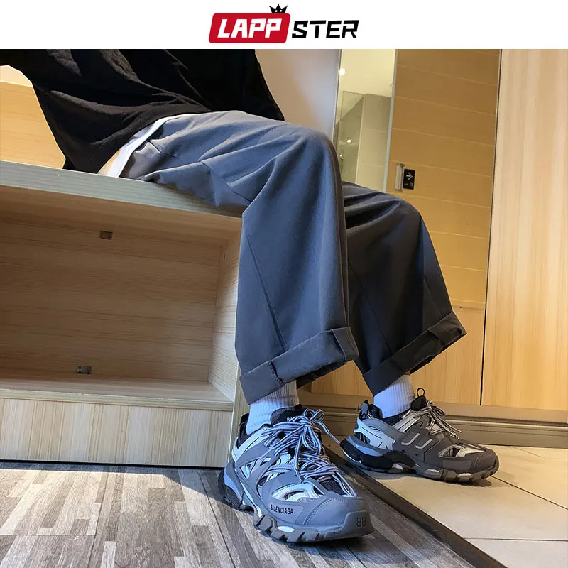 LAPPSTER мужская Японская уличная одежда штаны-шаровары мужские комбинезоны 2020