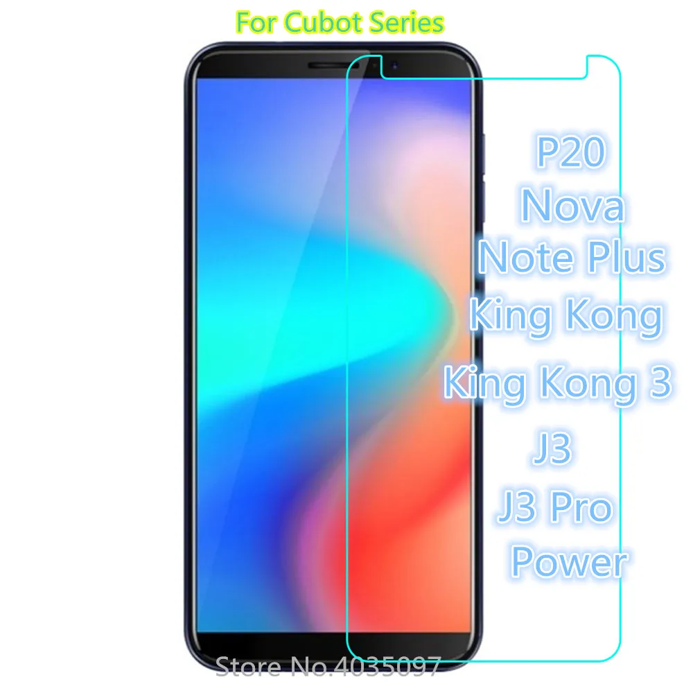 2.5D Закаленное стекло Защитная пленка для Cubot P20 Nova Note Plus King Kong 3 J3 Pro Power защита