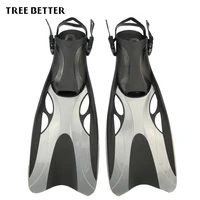 swim fins for adult adjustable swimming frog shoes silicone professional dive team open diving snorkeling long diving flippers
