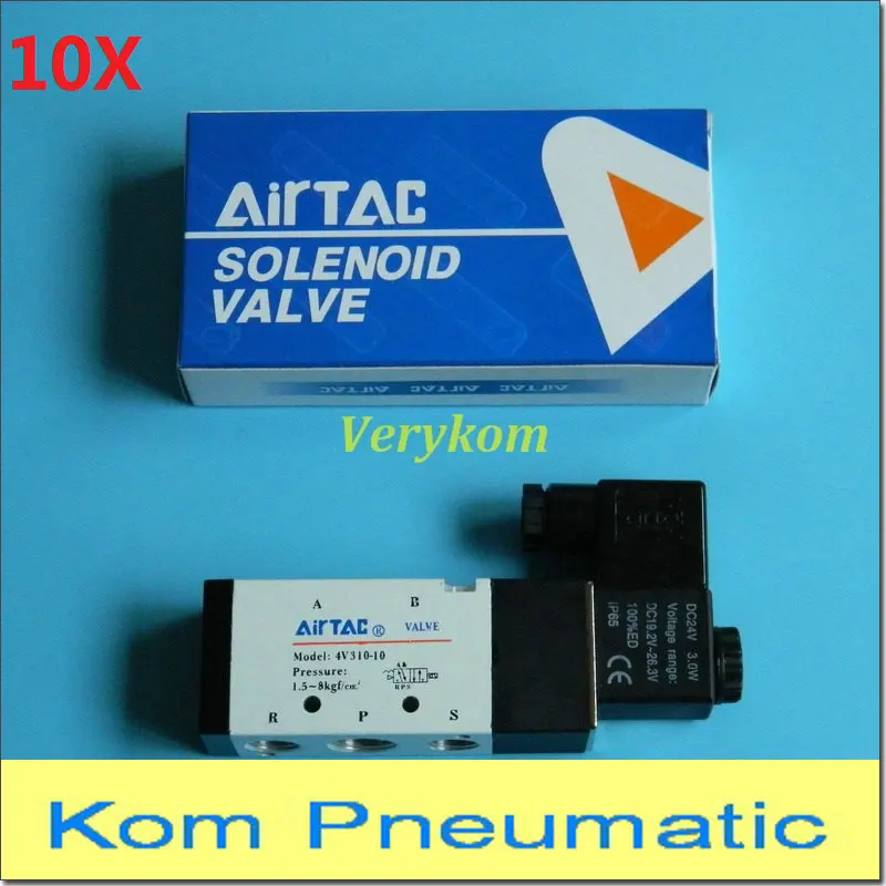10 элементов бесплатная доставка пневматические электромагнитные клапаны 2/5