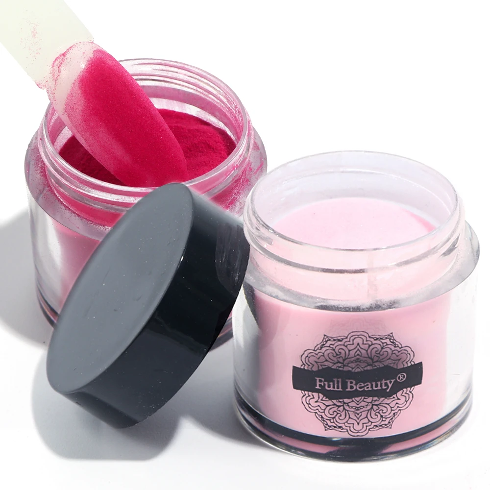 10 г окунания порошки для ногтей базовое пальто французский дизайн хлопья