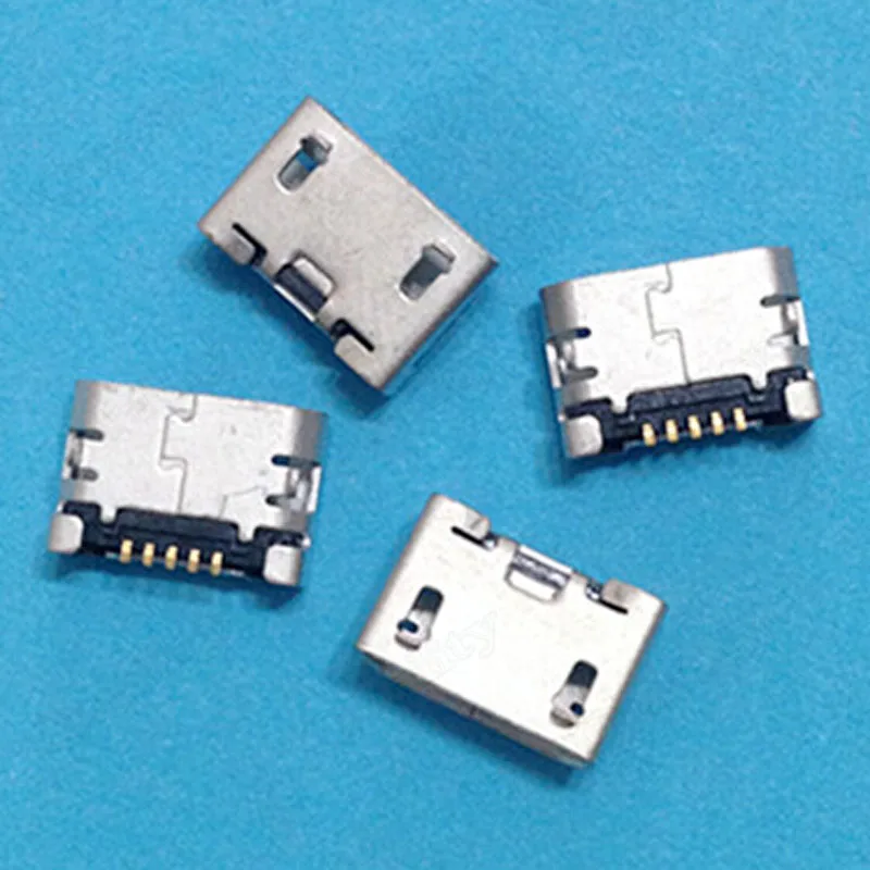 MICRO USB 5 Pin 2 Leg Plate Inserted Female Socket No Edge Flat For Andriod Phone Plug | Обустройство дома