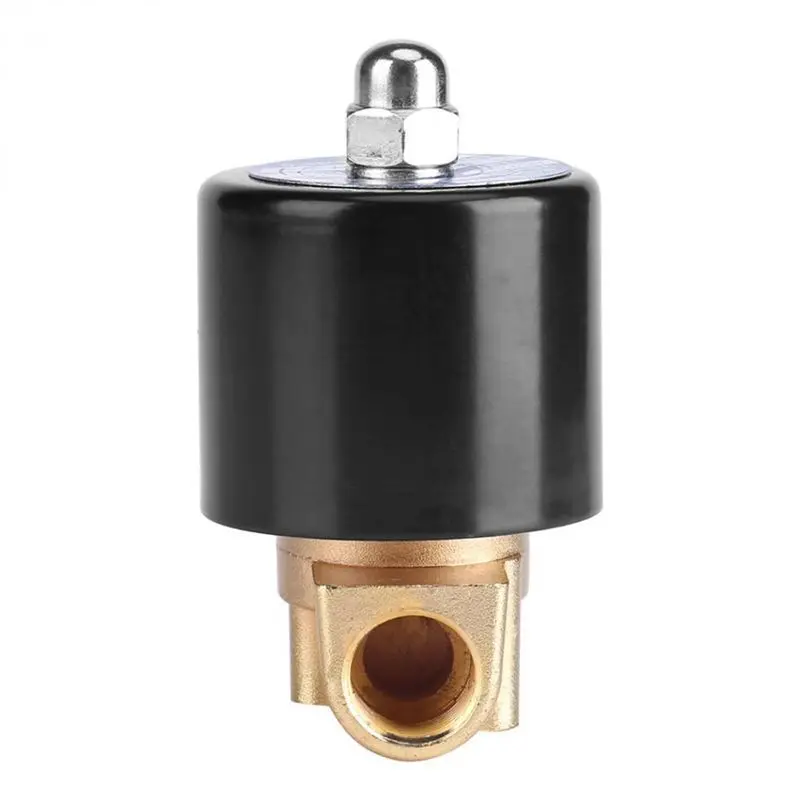 220V DN10 3/8in электрический нормально закрытый клапан электромагнитный для воды