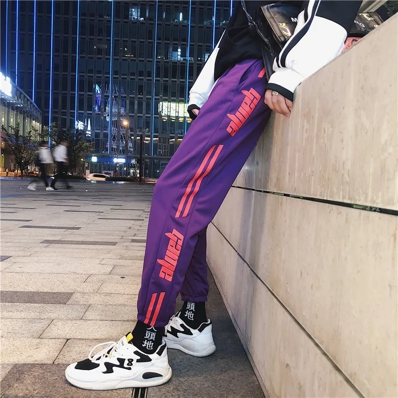 Брюки мужские свободного покроя с отражателем корейский стиль для мужчин и