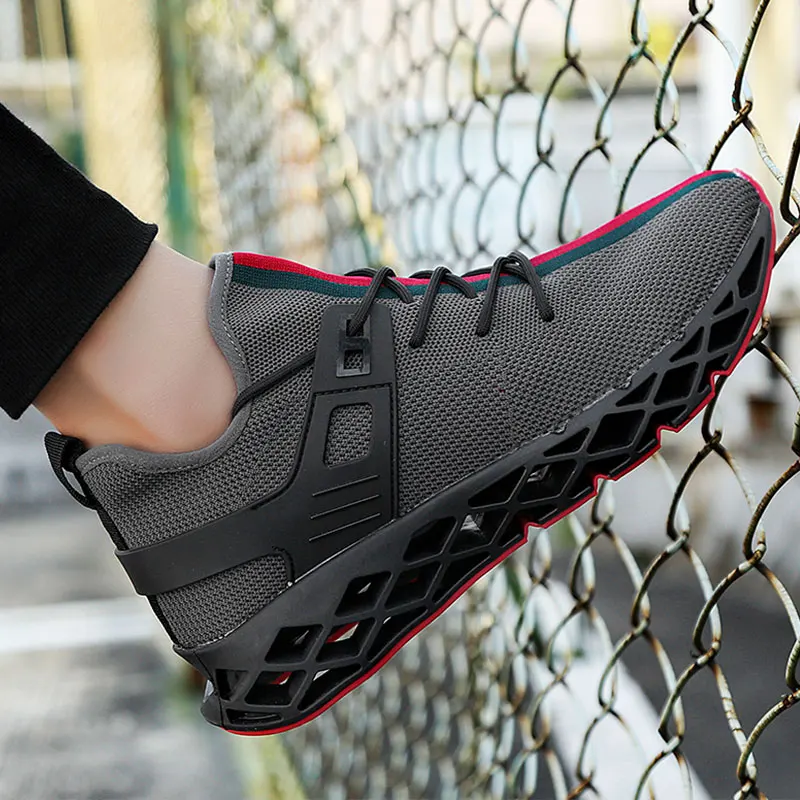 SUROM мужские кроссовки дышащие амортизирующие уличные спортивные беговые