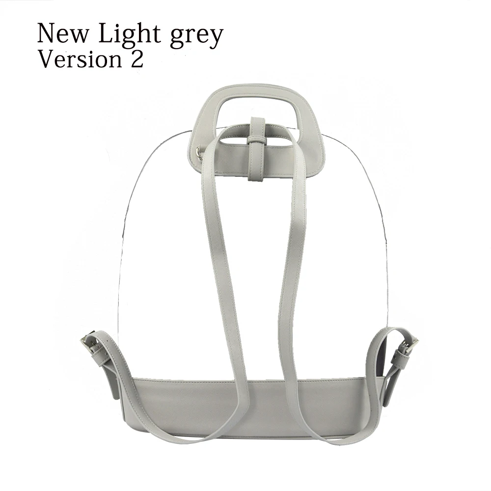 light grey D пряжка продолговатая Ручка Тонкая из искусственной кожи Пряжка ремень нижняя часть в комплекте с рюкзаком Набор для Obag 50 O сумка 50 - Цвет: light grey