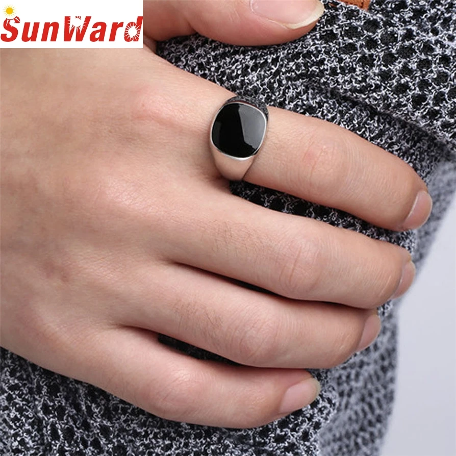 Кольцо ювелирные изделия 2 Цвета кольца Новые модные однотонные полированный