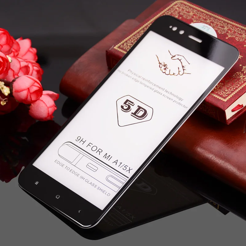 Xiomi Защита экрана для Xiaomi Redmi 5 Plus стекло полное покрытие 5D 9H A1 Note 5Pro закаленное