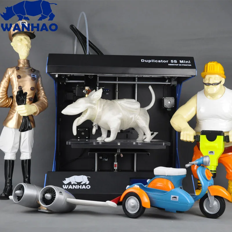 Настольный 3D-принтер горячая Распродажа DIY Дубликатор WANHAO 5 Mini высокоточный набор