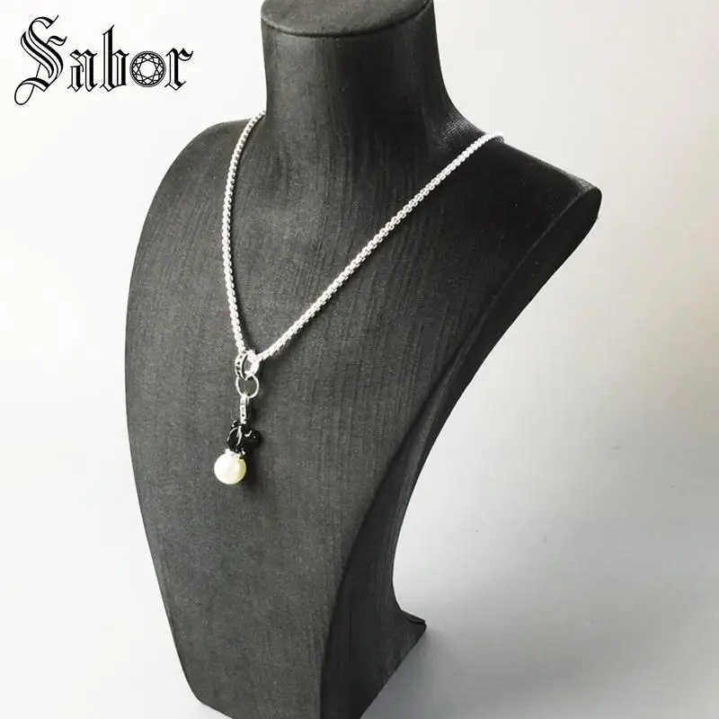 Black Pave Charm Carrier аксессуары Karma Jewelry хорошее ювелирное изделие для мужчин и женщин