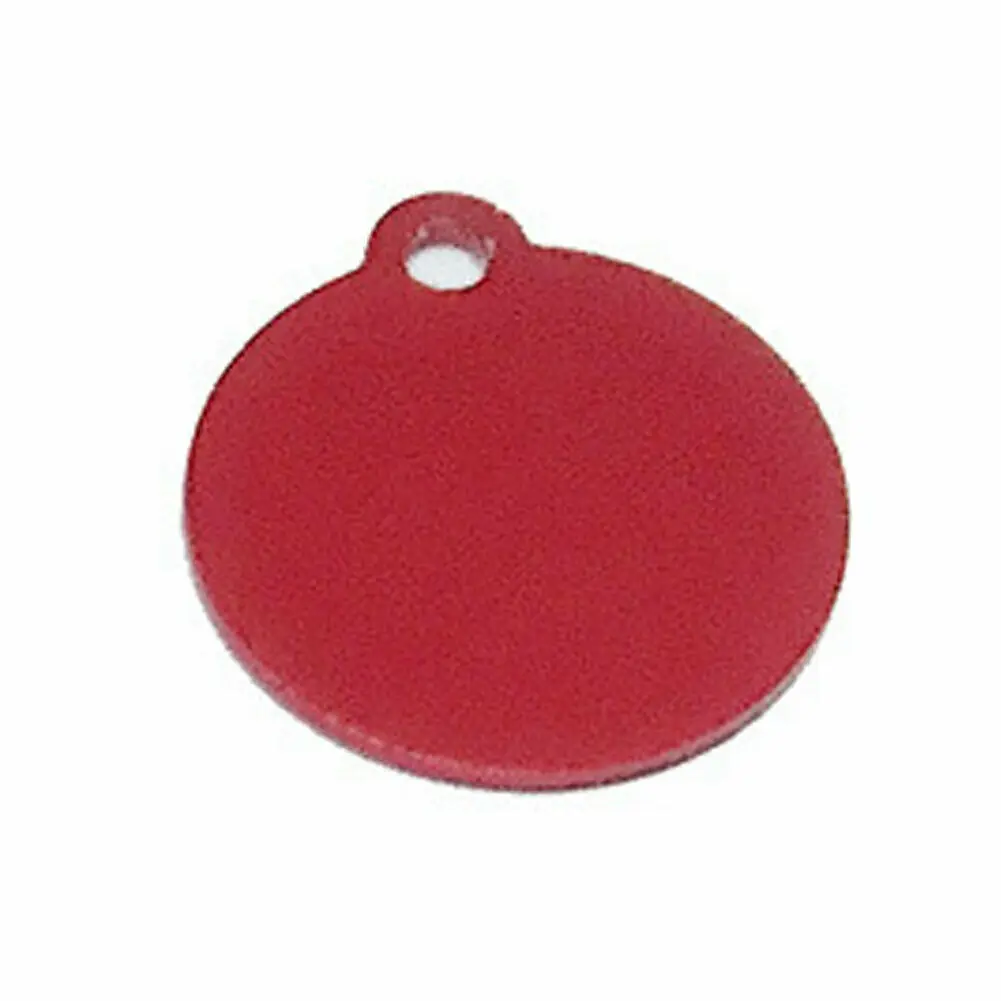 1Red Новинка, Pet Tag, удостоверение личности, кулон, анти-потеря, кошка, собака, тег, удостоверение личности, 5 цветов, 2 стиля - Цвет: 1Red