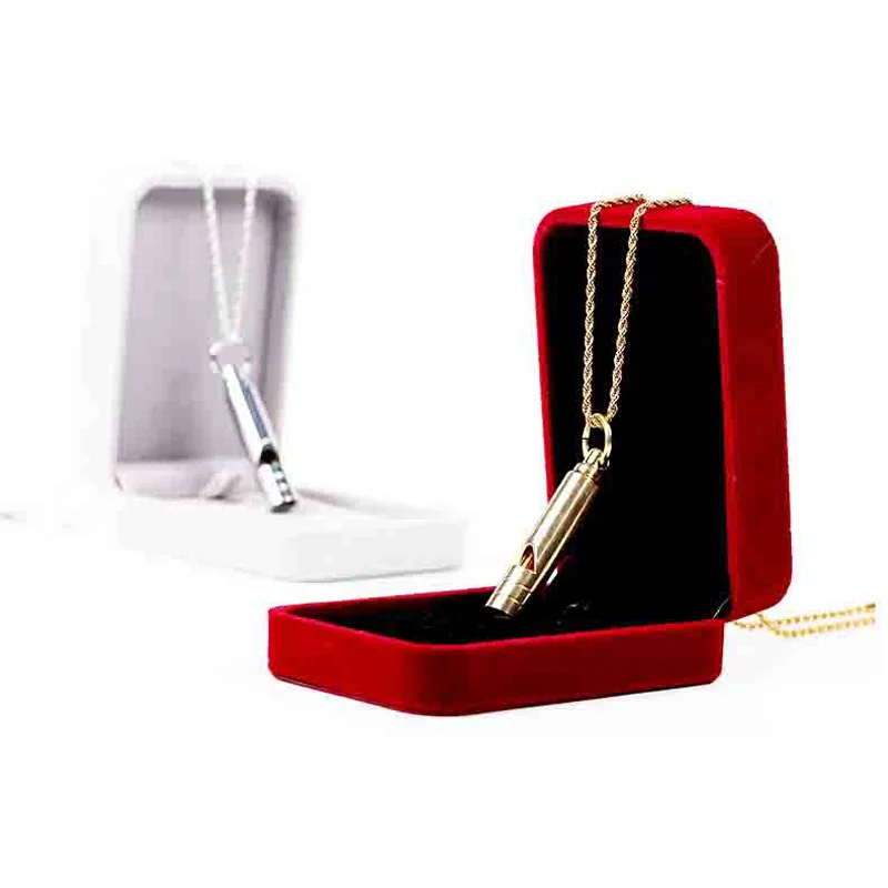 

Metal Brass Lifeguard Emergency Survival Whistle Necklace Perfect Birthday Gift For Lover Or Child