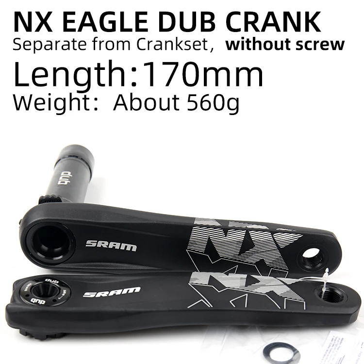NX EAGLE Crank 170mm SRAM GX NX SX X1 1000 DESC EAGLE только Кривошип отдельно от шатуны 170 мм 175 мм MTB части велосипеда - Цвет: NX EAGLE Crank 170mm