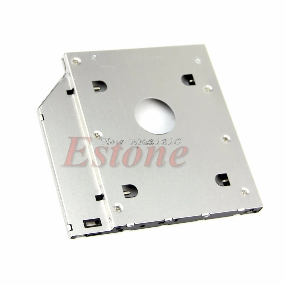 1 шт. Универсальный 9,5 мм 2," SATA 2nd HDD Жесткий Драйвер Caddy для CD DVD Оптический отсек и Прямая поставка