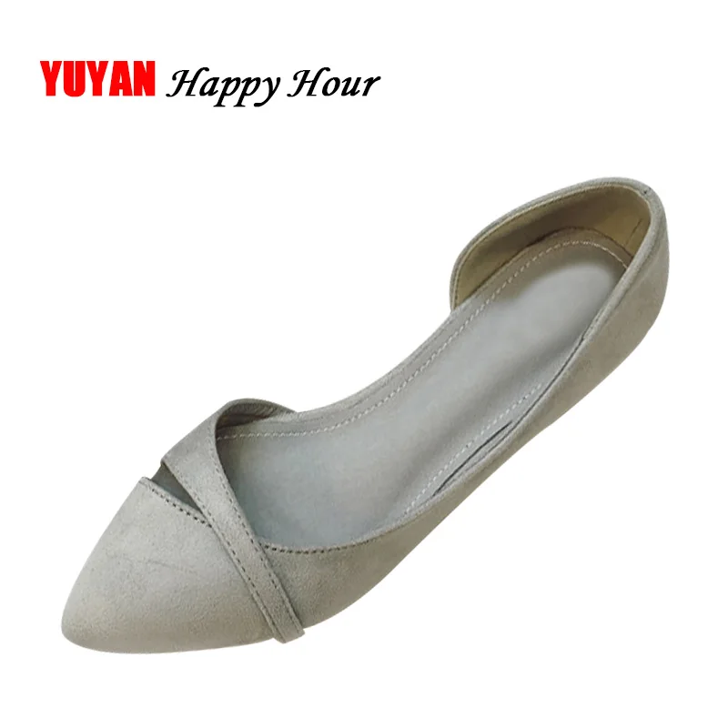 Новинка 2019 года высококачественные мягкие туфли с острым носком женская обувь на