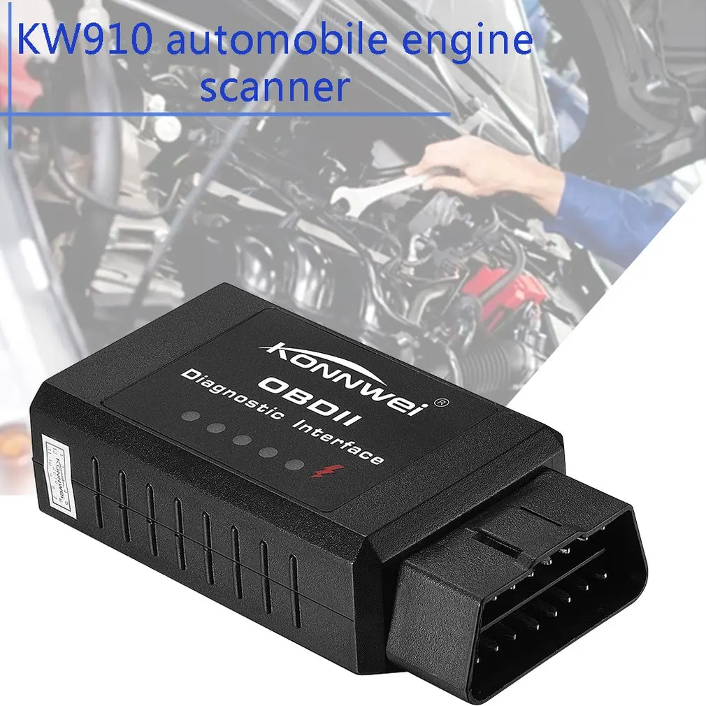 Wi Fi сканер Kw910 считыватель кодов автомобильный диагностический неисправностей