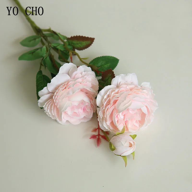 

YO CHO Искусственные пионы 3 штуки