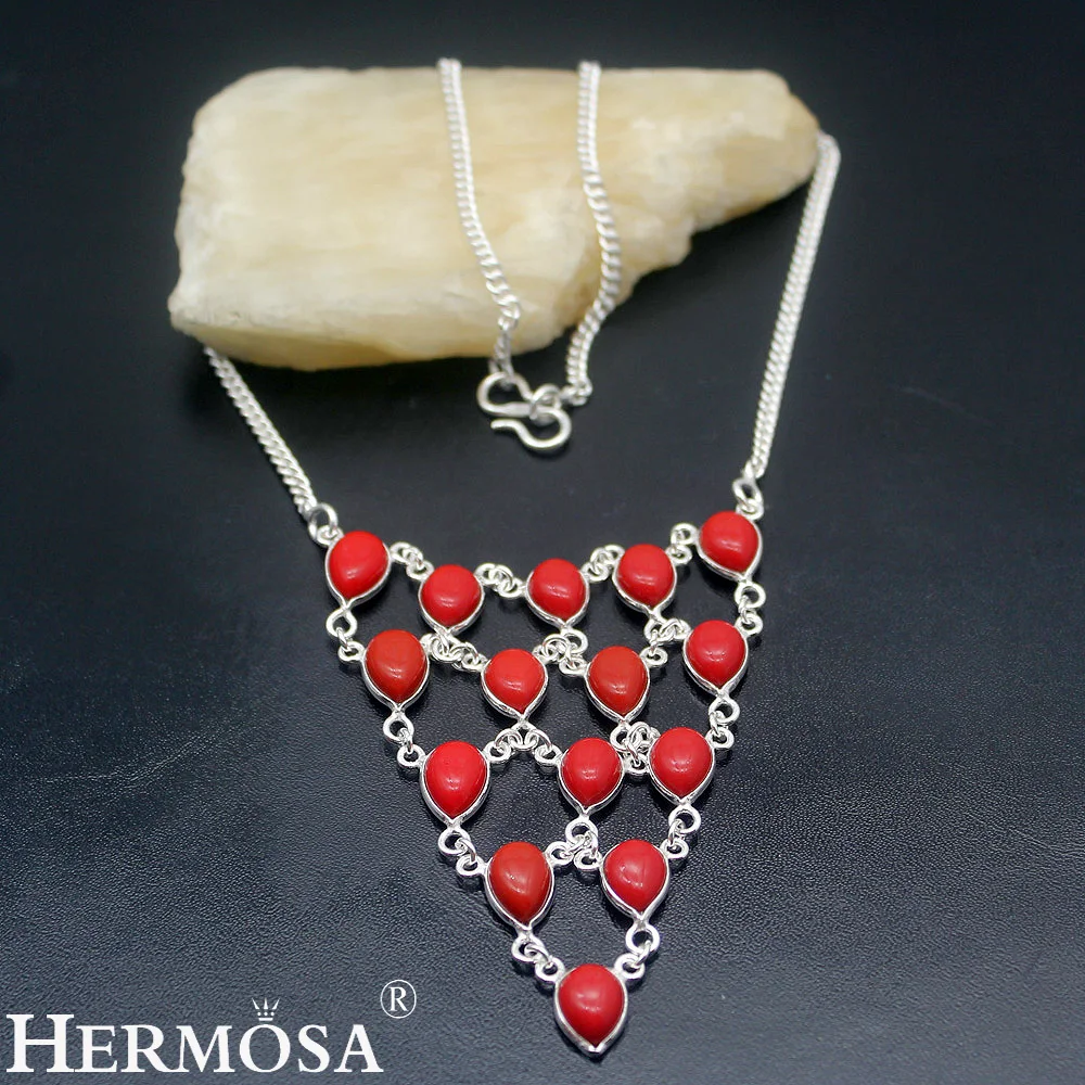 Hermosa купить один получить бесплатно большая акция красный коралл s Ювелирные