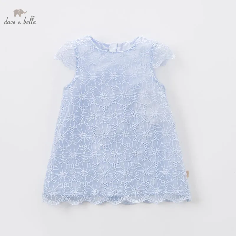 Dave bella/летнее платье принцессы для маленьких девочек малышей Модное детское DB7210 |