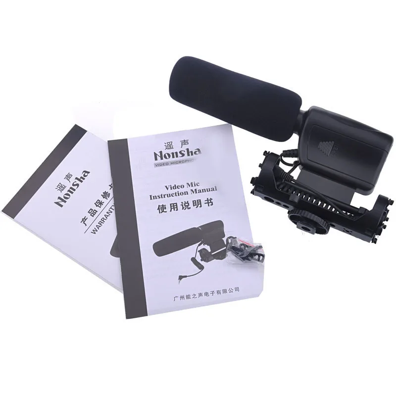 Двойной микрофон для Canon 750D 700D 5D3 1200D Nikon D5500 D5300 Pentax DSLR Camera DV Camcorder Studio|pentax dslr|for canonnikon