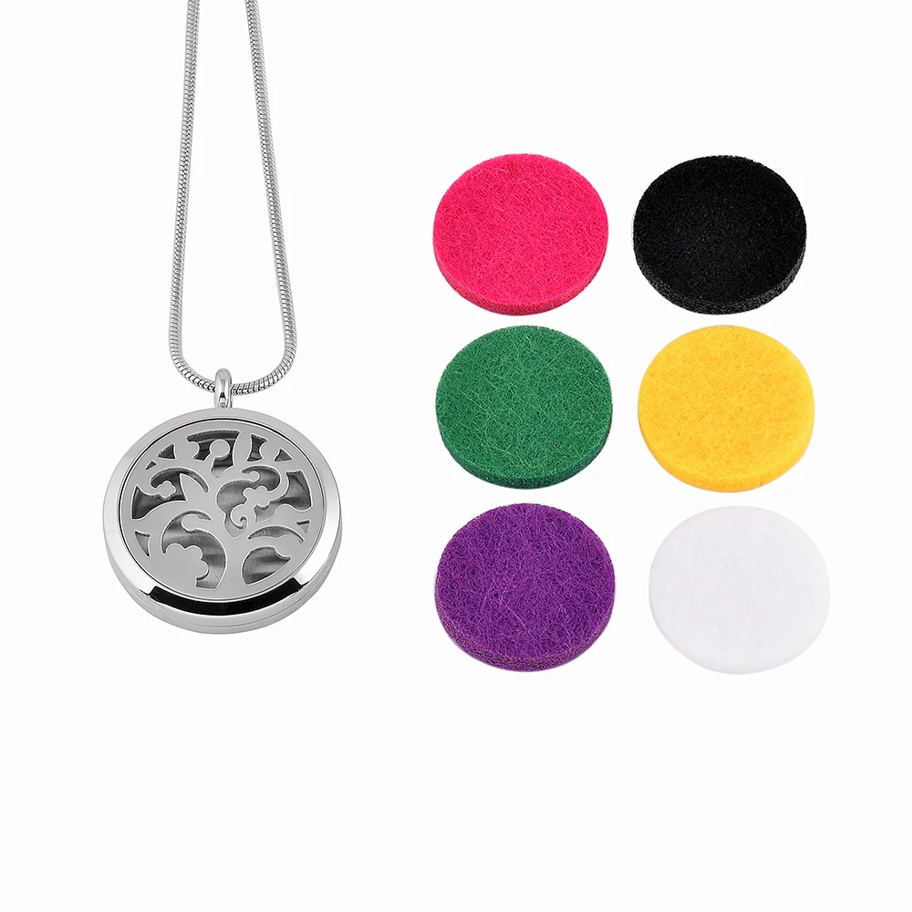 

CMP0030 Free 12Pads Fashion Essential Oil Locket Aromatherapy Diffuser Necklace With DIY Alphabet and Birthstone Perfume Locket